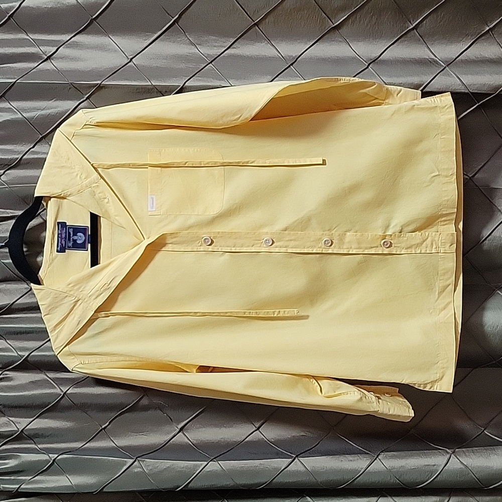 EUC- Faconnable 100% Cotton Buttondown w/Hood